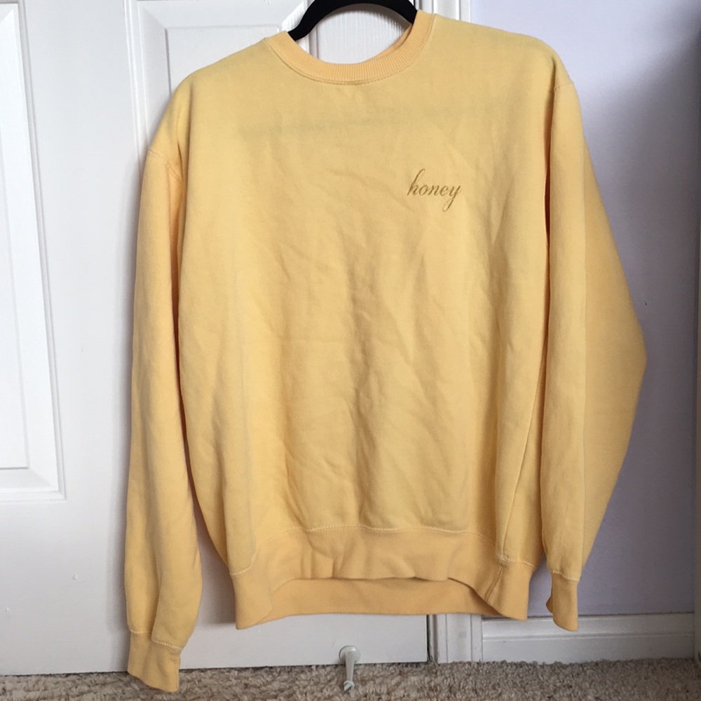 brandy melville honey sweatshirt